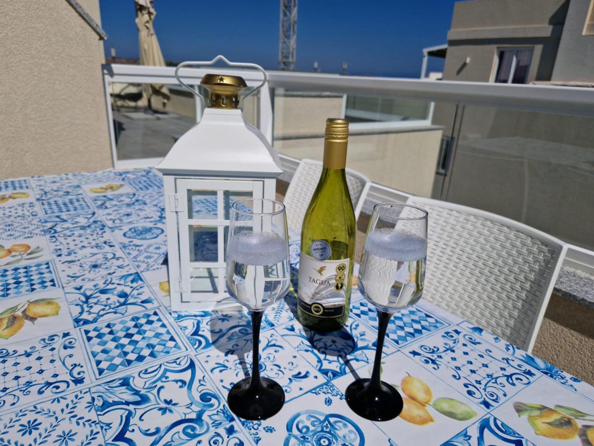 Апартаменти Sea View New Penthouse Terrace & Garage Parking Сент-Полс-Бей Екстер'єр фото