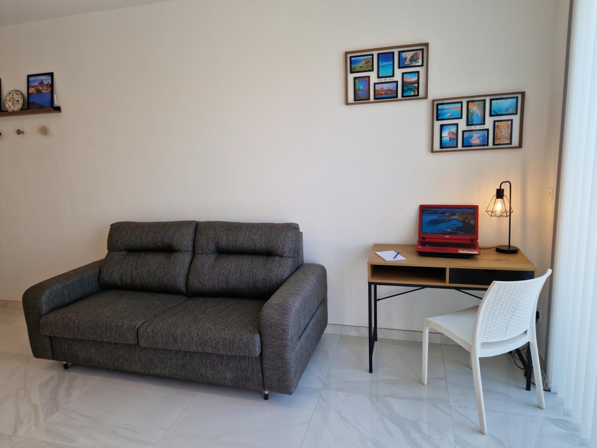 Апартаменти Sea View New Penthouse Terrace & Garage Parking Сент-Полс-Бей Екстер'єр фото
