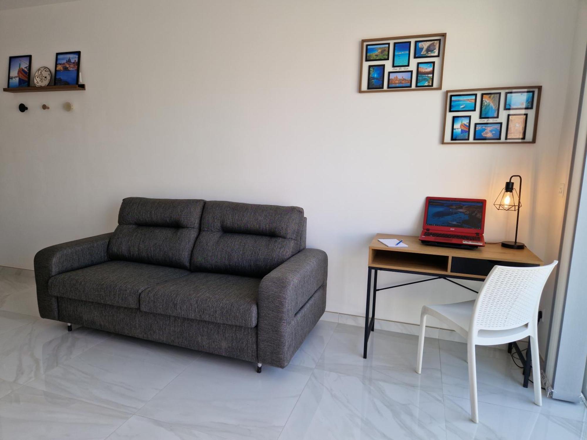Апартаменти Sea View New Penthouse Terrace & Garage Parking Сент-Полс-Бей Екстер'єр фото