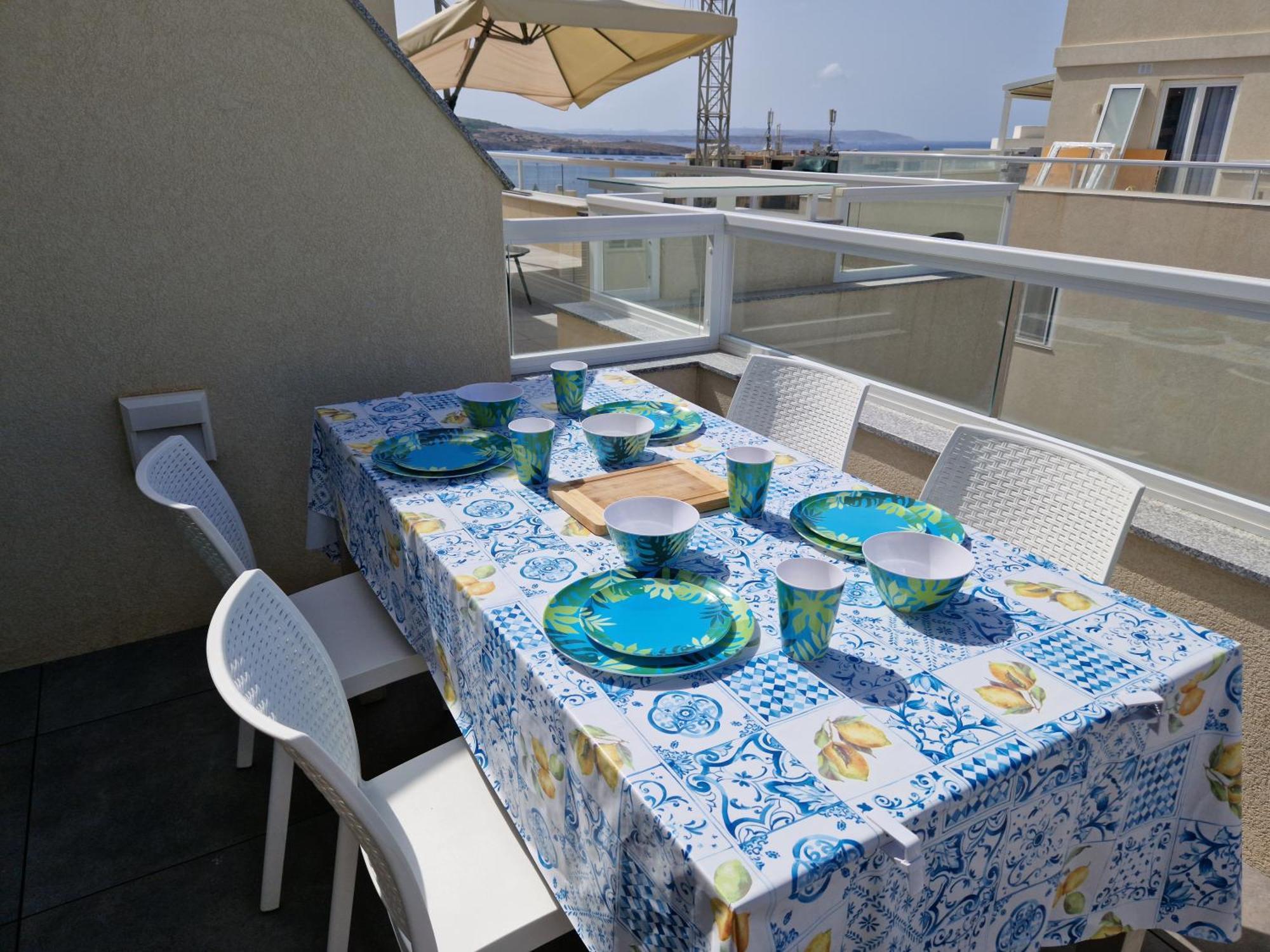 Апартаменти Sea View New Penthouse Terrace & Garage Parking Сент-Полс-Бей Екстер'єр фото
