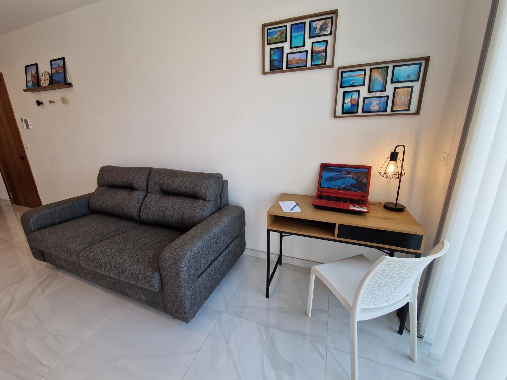 Апартаменти Sea View New Penthouse Terrace & Garage Parking Сент-Полс-Бей Екстер'єр фото